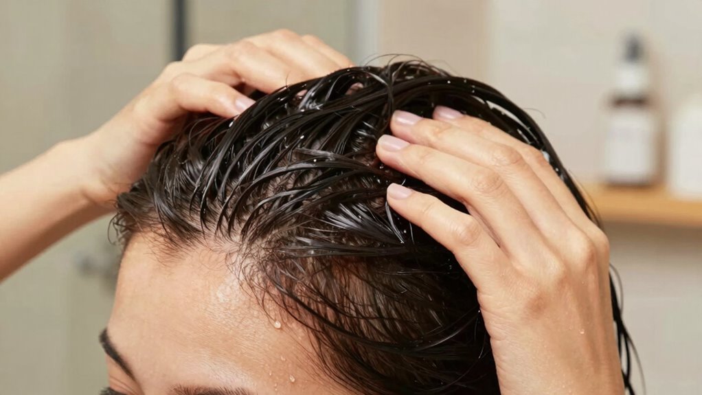 adjust routine based on hair