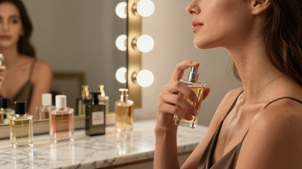 apply perfume thoughtfully and subtly