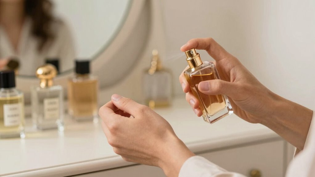 avoid over spraying fragrance