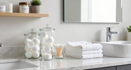 bathroom organization improves hygiene