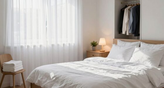 bedroom organization for clarity