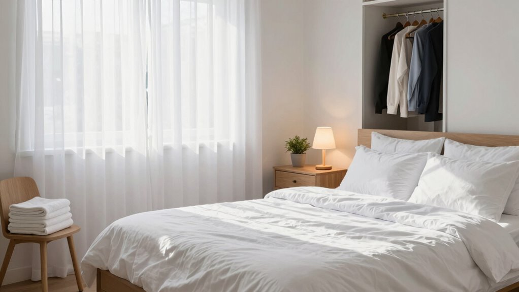 bedroom organization for clarity