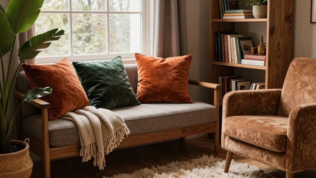 calm colors and textures