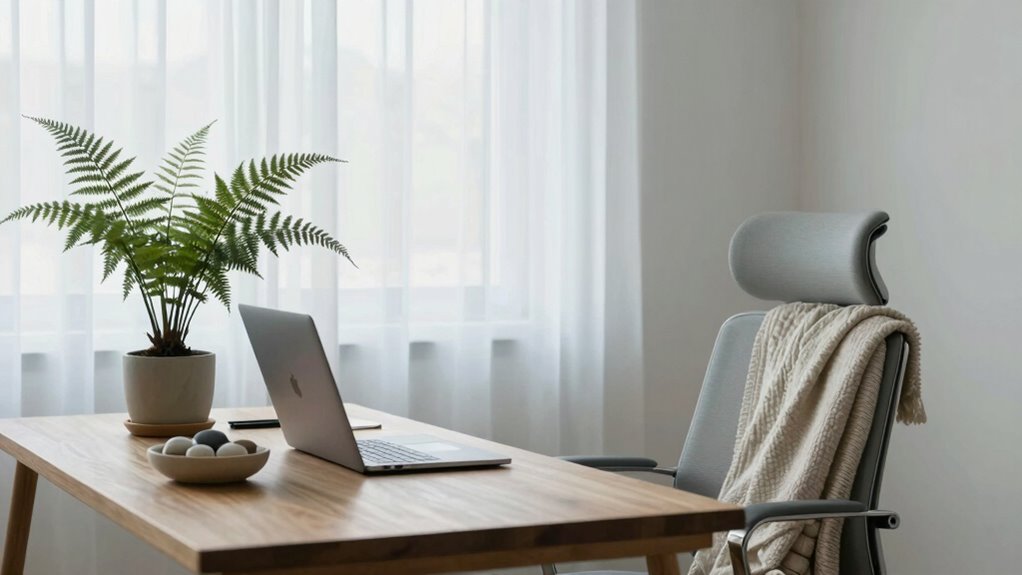 calm colors natural accents