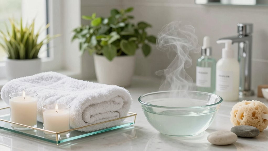 calm eco friendly self care environment