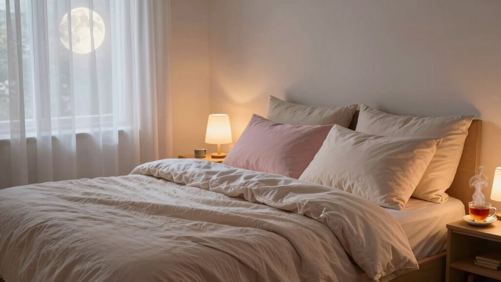 calm environment promotes restful sleep