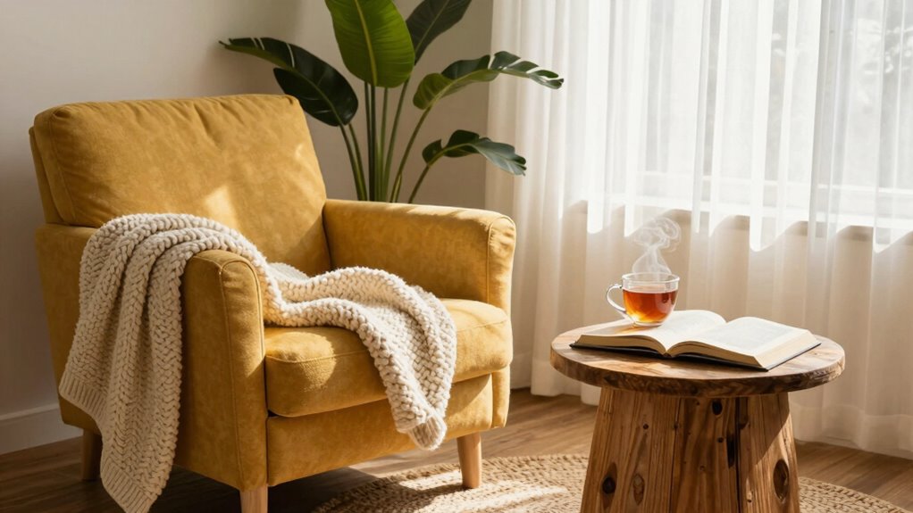 calm mindful reading sanctuary