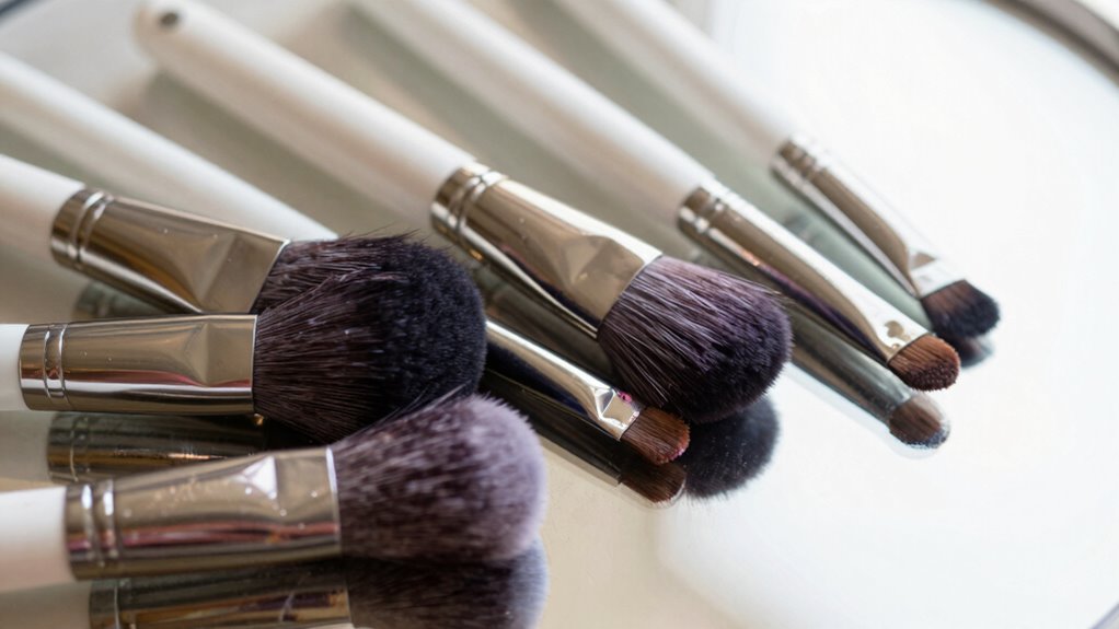 clean brushes with care