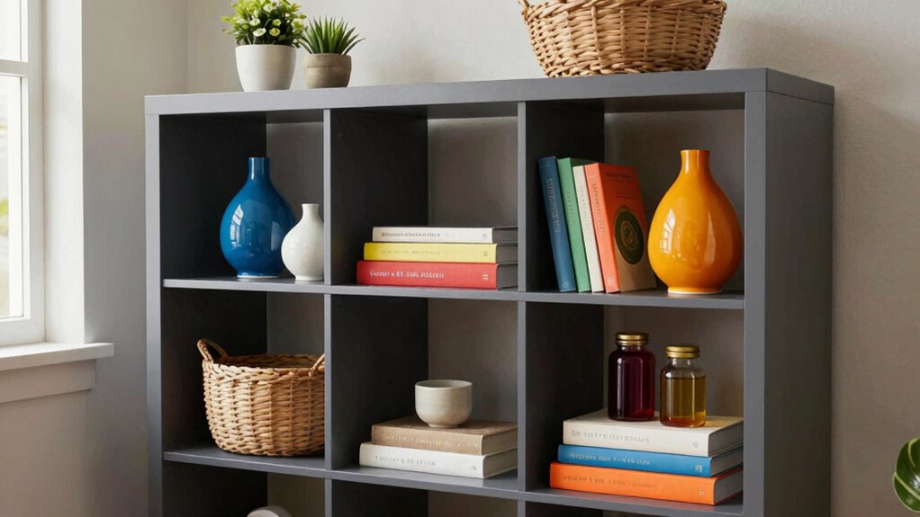 colorful curated decorative displays