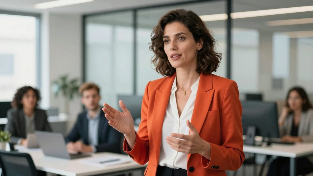 confident body language voice