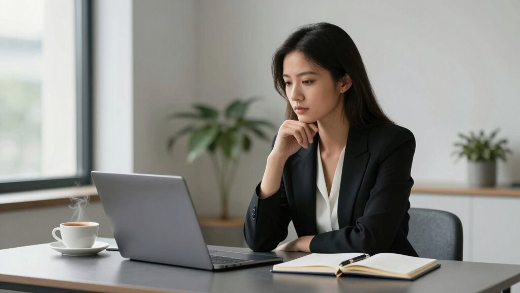 confident respectful email communication