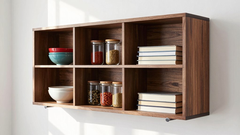 consistent intentional shelf organization