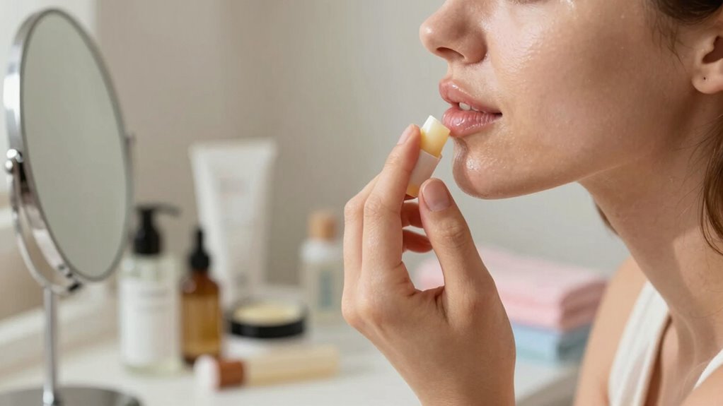 consistent lip care routine