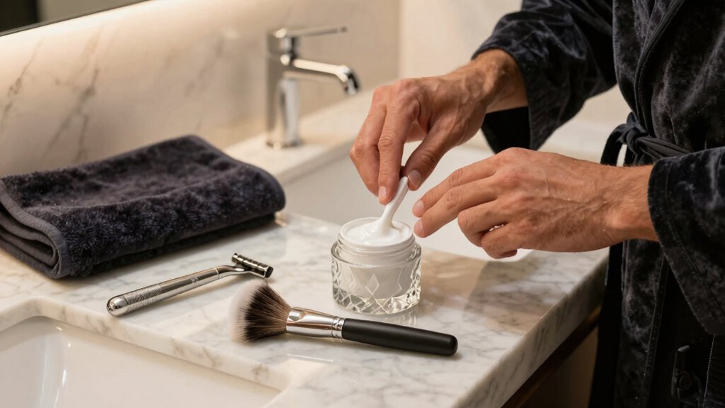 consistent luxurious self care routine