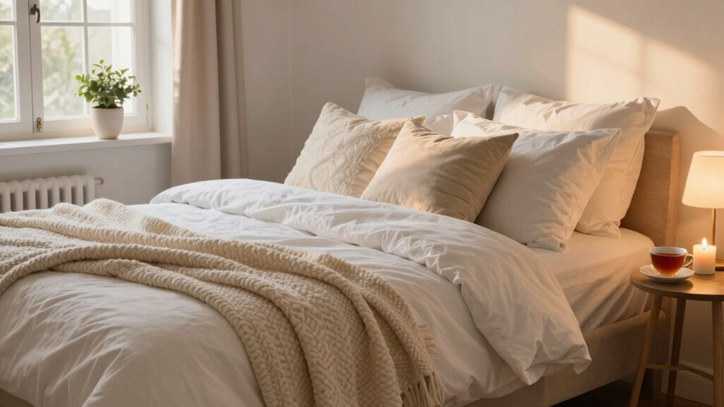 cozy lighting and decor
