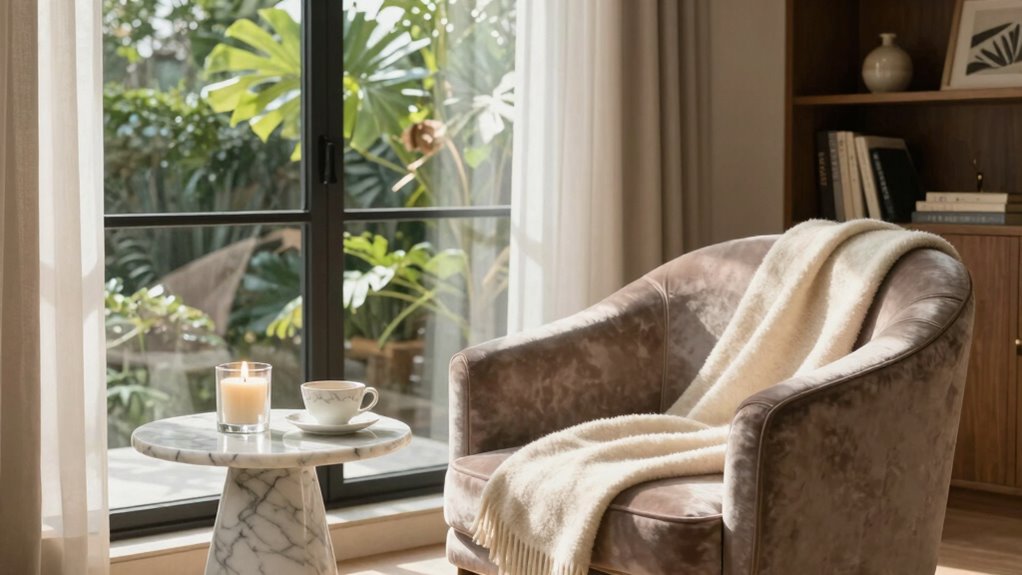 create calming retreat space