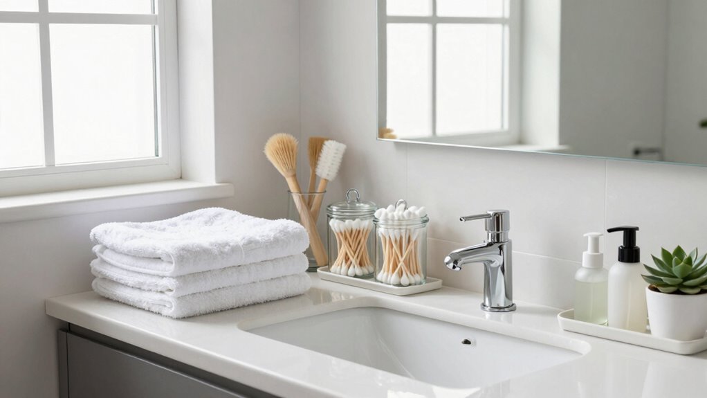 daily habits maintain bathroom order