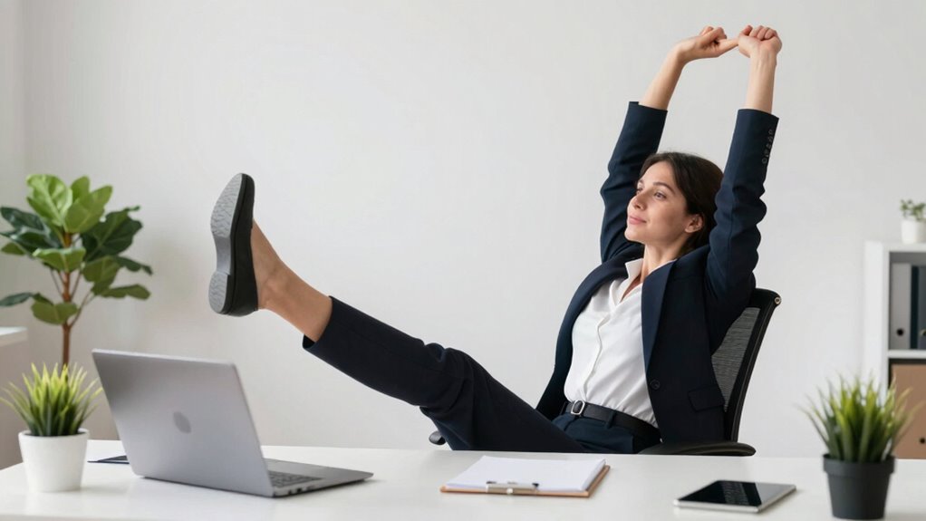 desk exercises boost energy