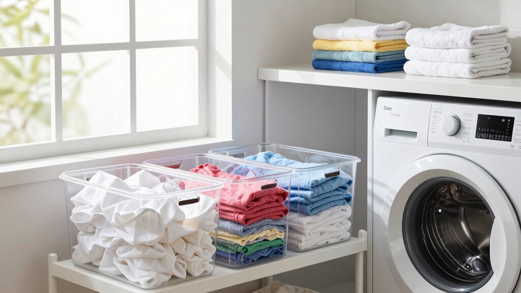 efficient laundry organization system