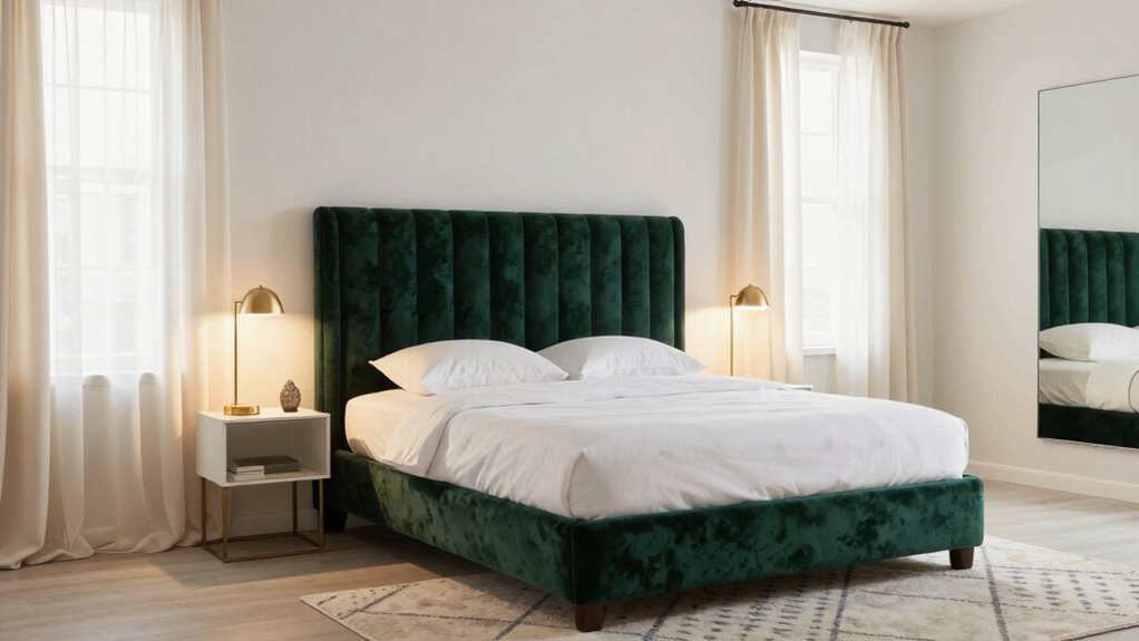 elegant spacious bedroom decor