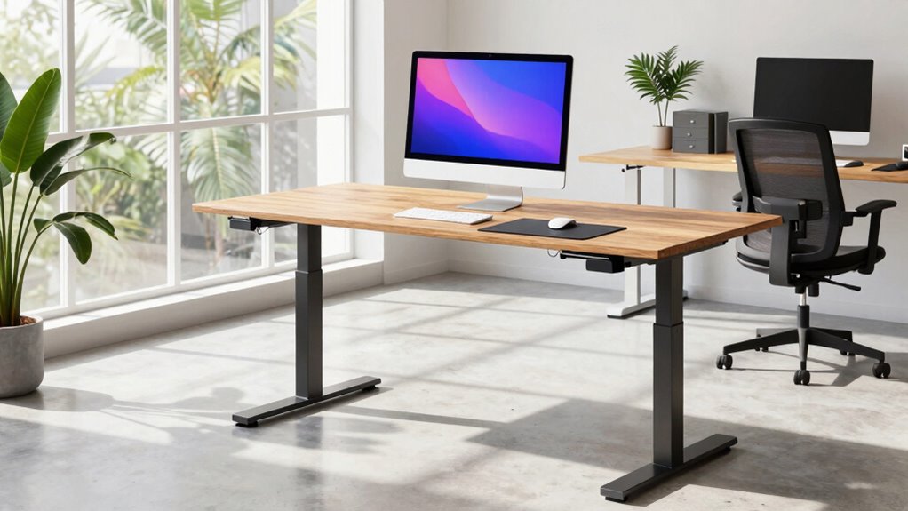 ergonomic adjustable stable workspace