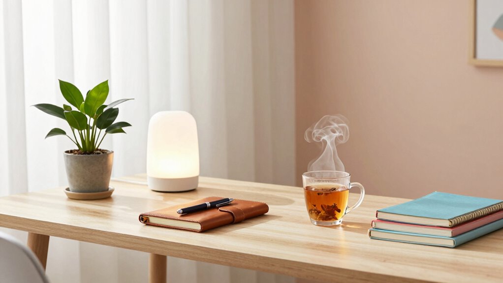 ergonomic calming workspace design