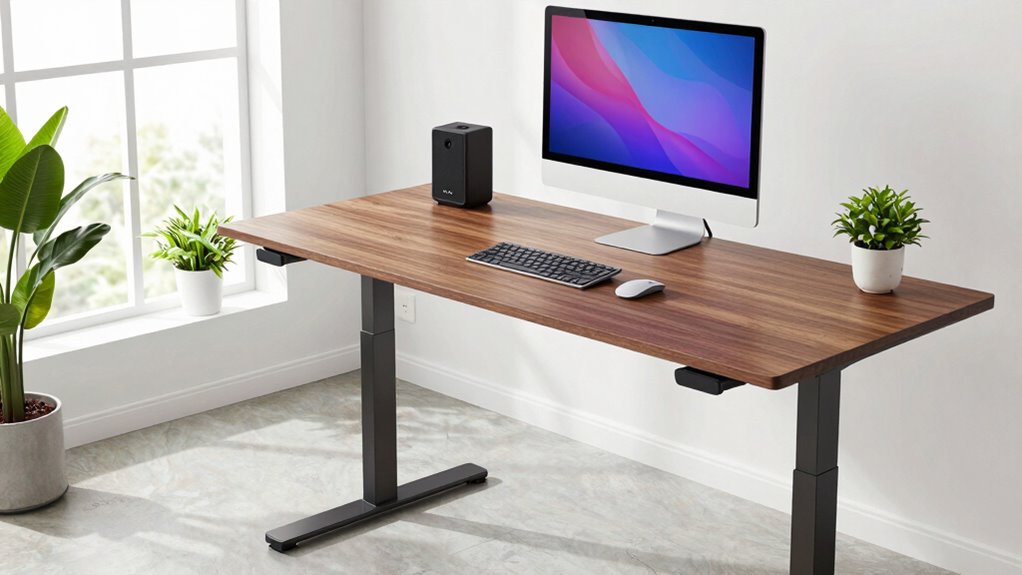 ergonomic smart workspace setup