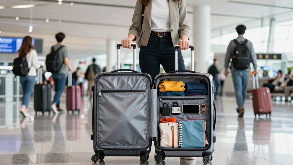 flexible organized travel packing