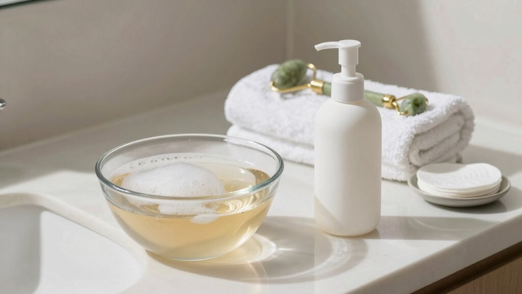 gentle cleansing techniques enhance skin