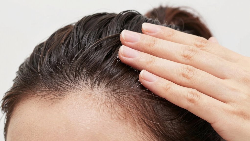 gentle scalp exfoliation routine