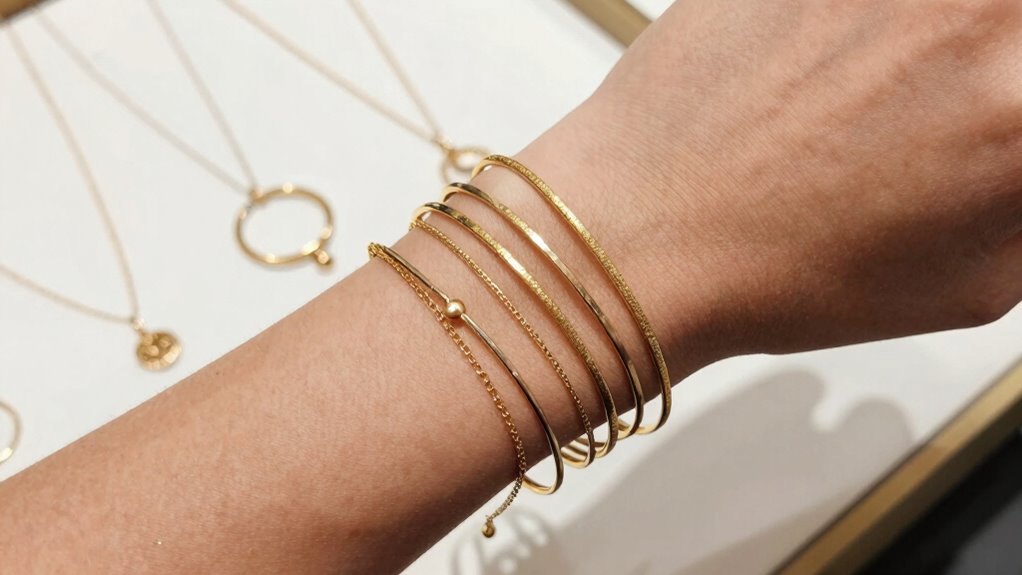 harmonious personalized jewelry stacking