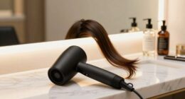 integrating hair dryer routine
