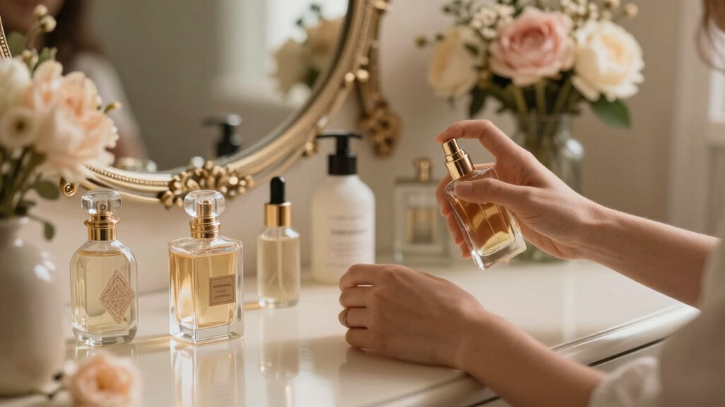 layer scents harmoniously balanced