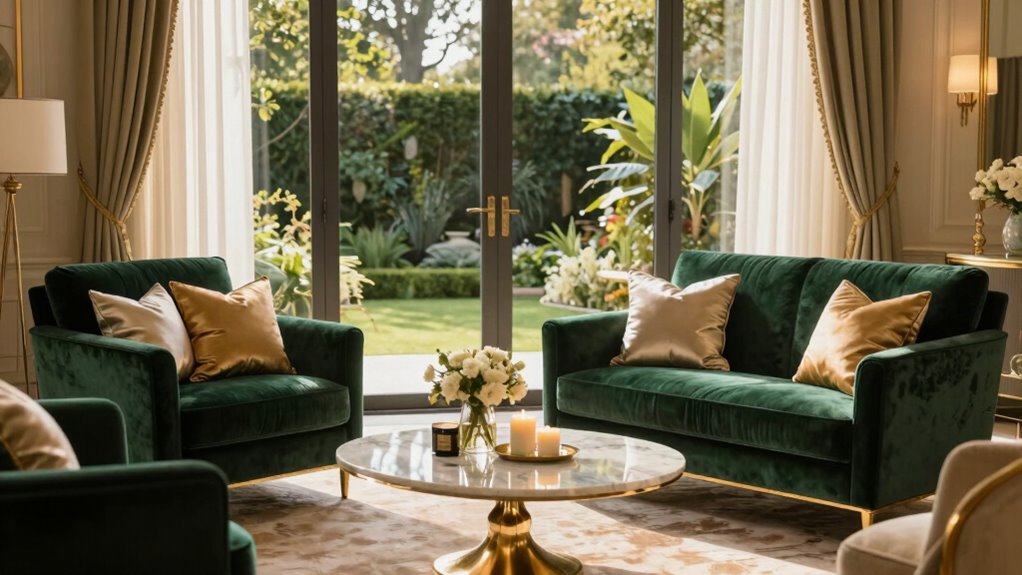 luxurious inviting textured ambiance