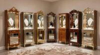 luxury jewelry cabinet mirrors