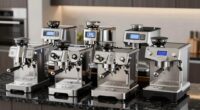 luxury stainless steel espresso machines