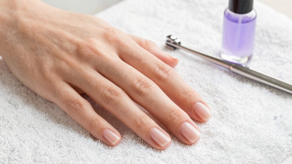 maintain clean healthy nails