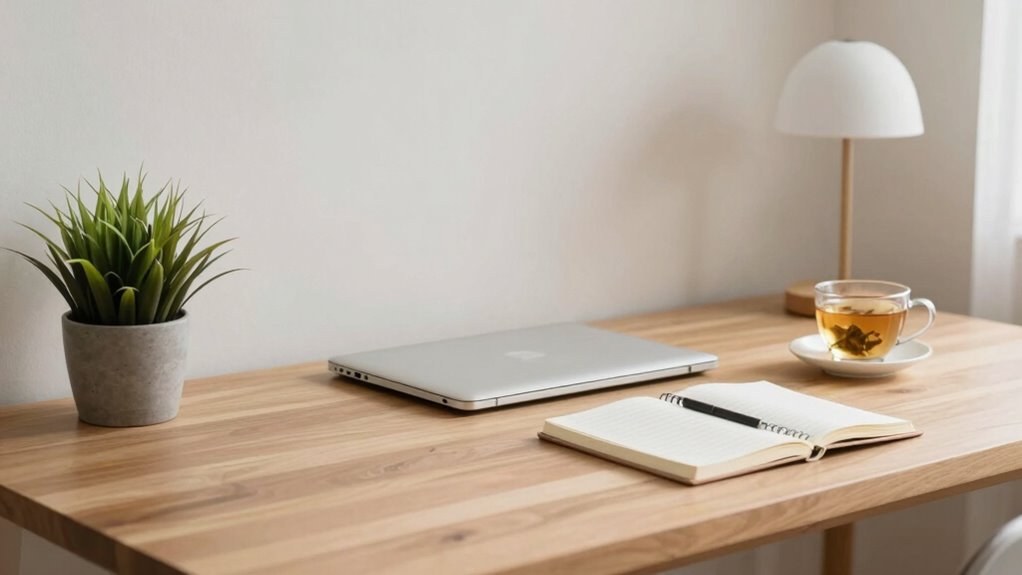 maintain ergonomic clutter free workspace