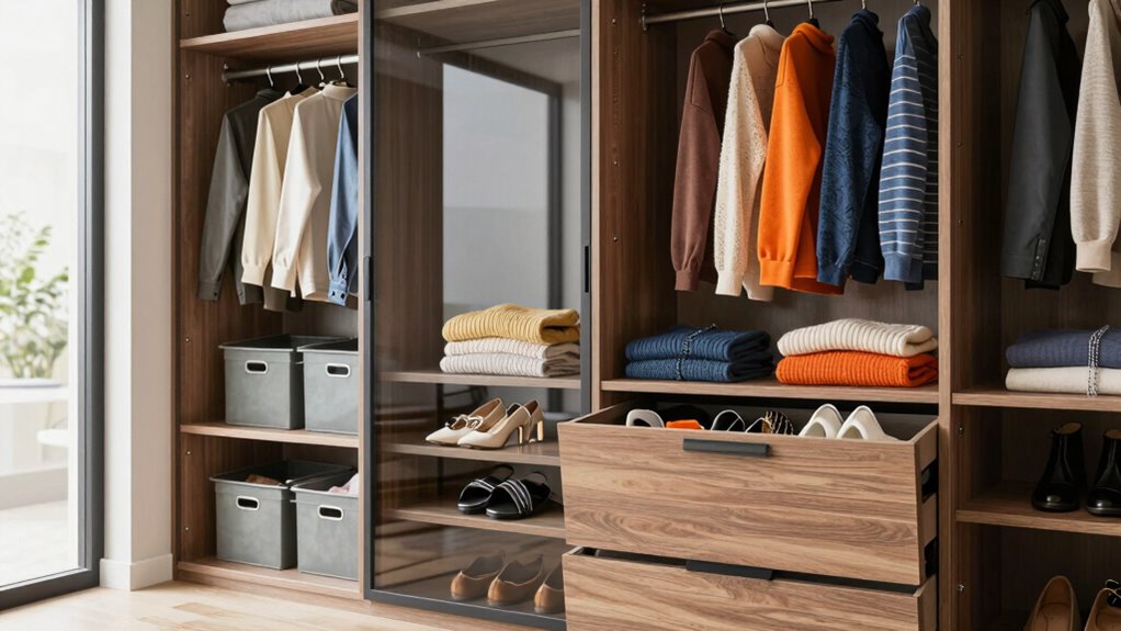 maximize small closet organization