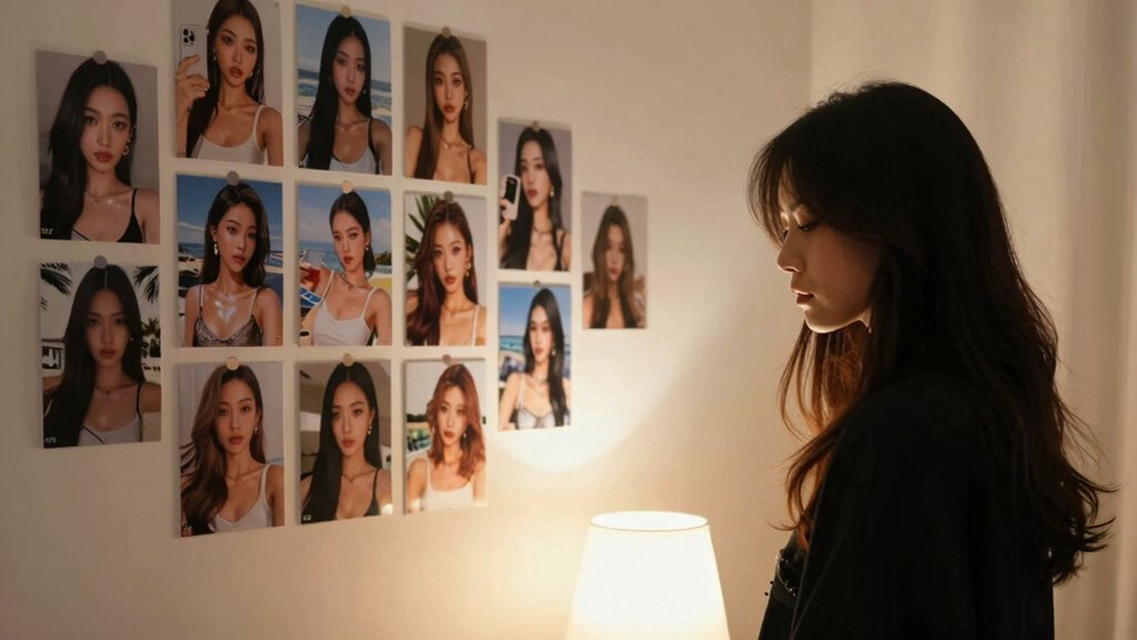 media driven beauty comparison