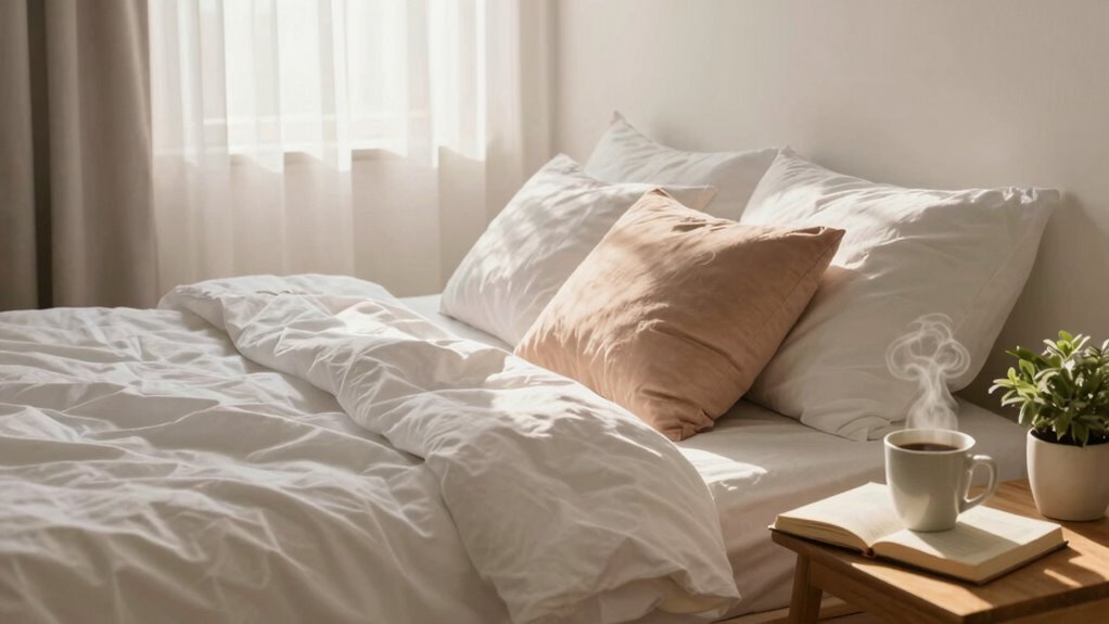 mindful journaling and aromatherapy