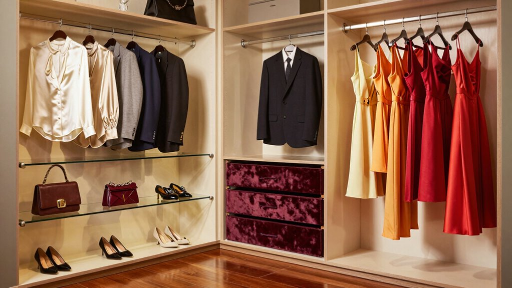 organized closet confident style