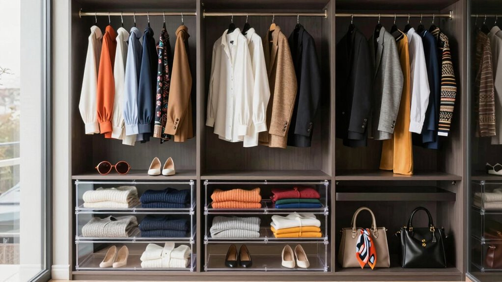 organized wardrobe stress free mornings