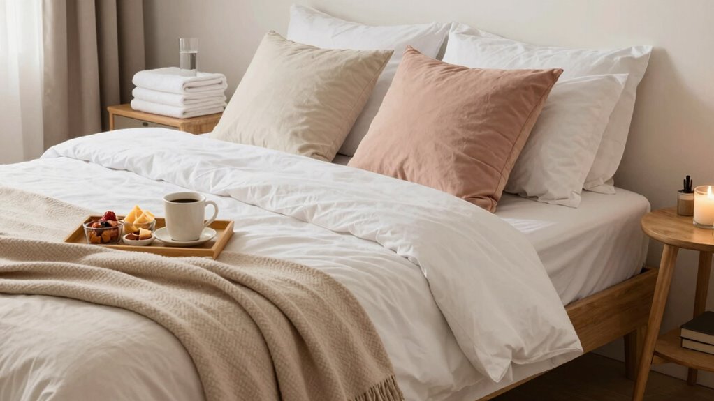 prepare for guest comfort