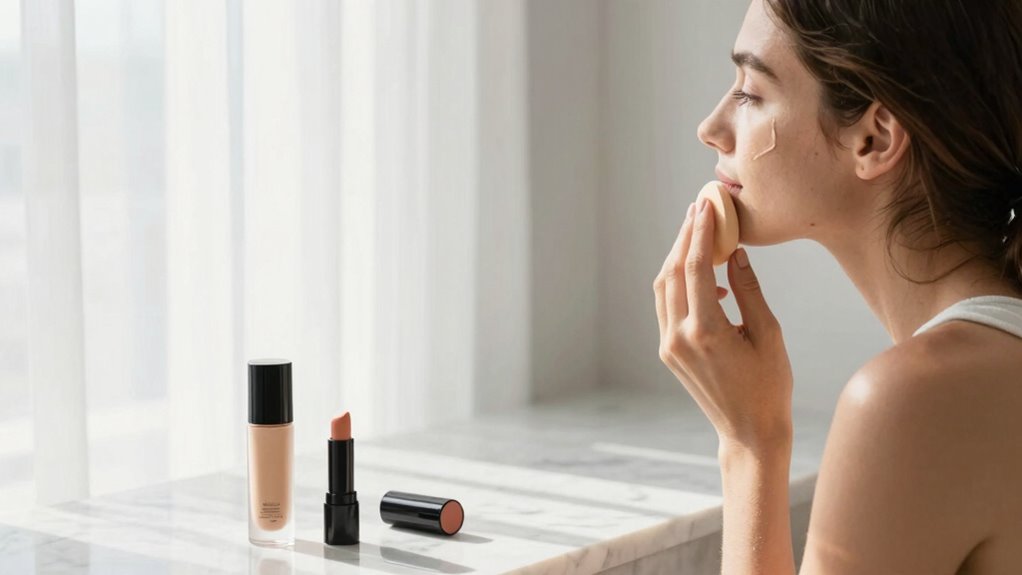 quick efficient makeup routine