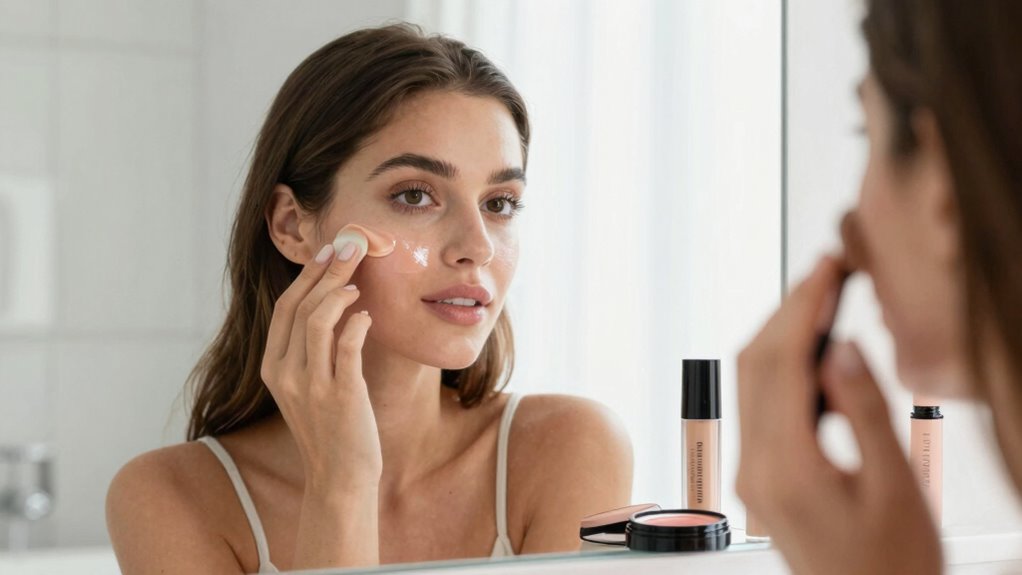 quick refreshing makeup routine