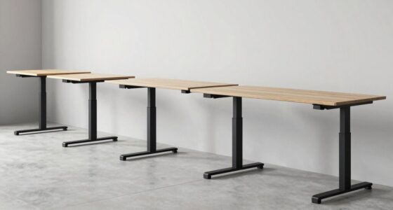 quiet standing desk options