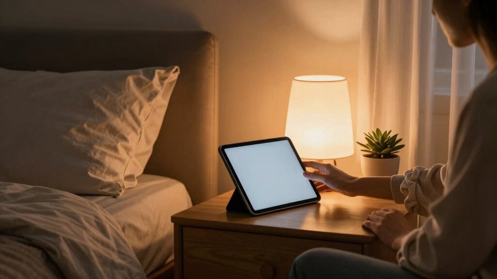 reduce screen exposure before sleep