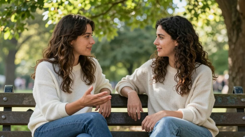 relaxed honest natural dialogue