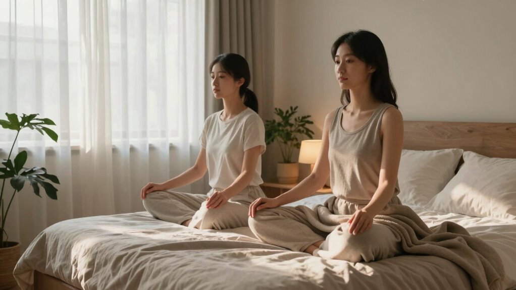 relaxing stretches improve sleep